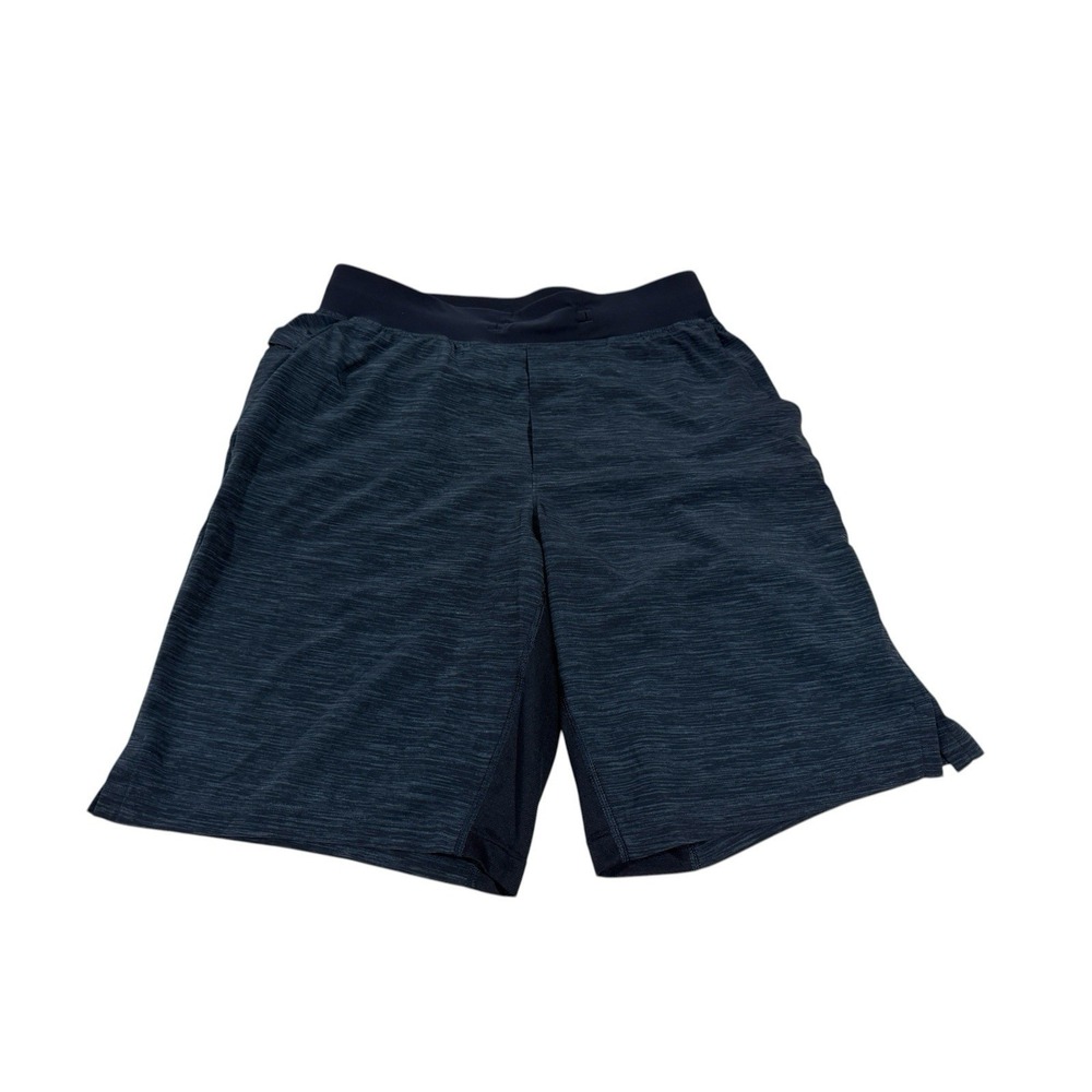 Lululemon T.H.E. Short Linerless 9" Iron Navy Heathered Men's S